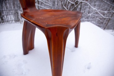 Трёхногий стул в стиле Сэм Малуф (Sam Maloof)