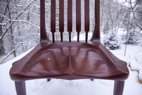 Обеденный стул из массива бука Сэм Малуф