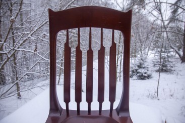 Обеденный стул из массива бука Сэм Малуф