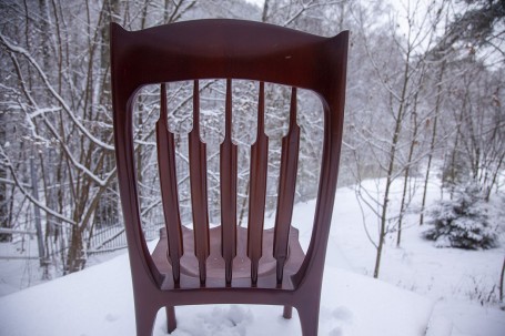 Обеденный стул из массива бука Сэм Малуф