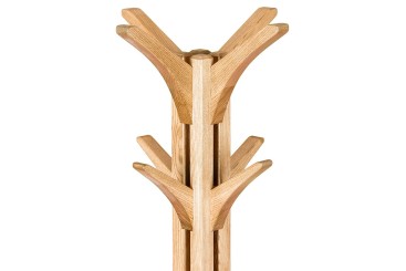 Напольная вешалка для одежды из массива ясеня